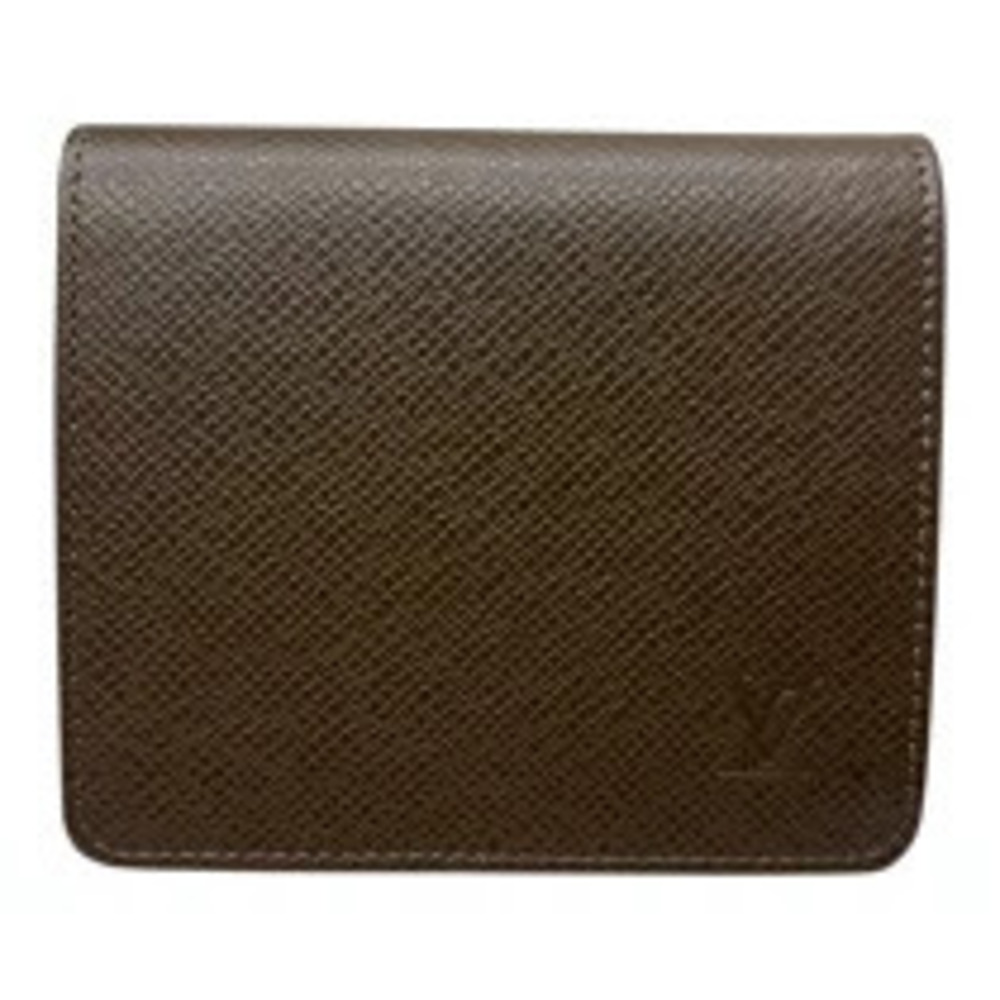 Louis Vuitton Portefeuille Cartes Credit Grizzly Taiga Bi fold Wallet